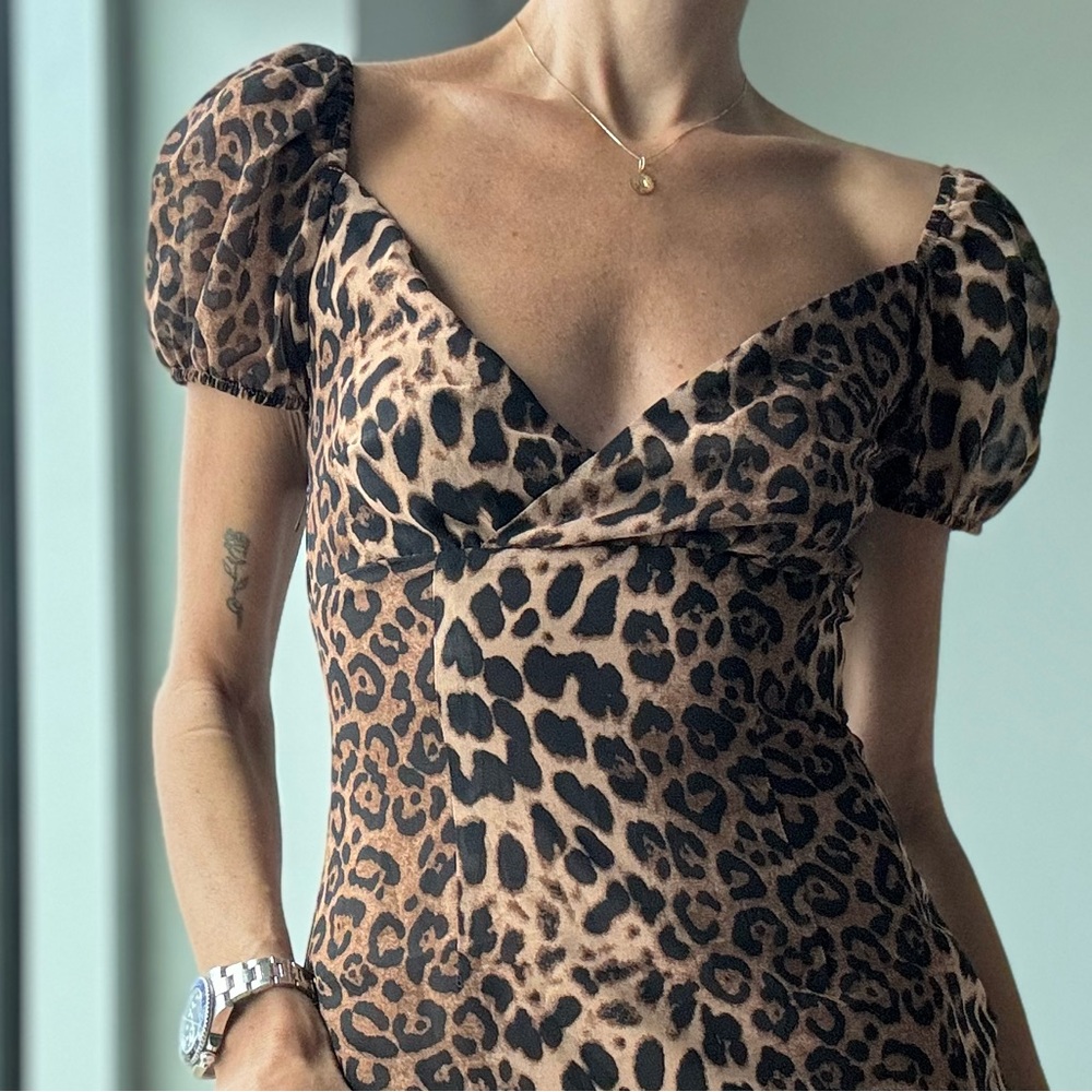 Revolve by the way leopard mini dress - Picture 5 of 5